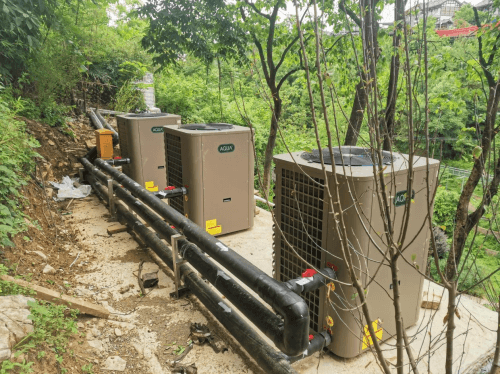 泳池設(shè)備之AQUA愛(ài)克空氣能恒溫?zé)岜? width=